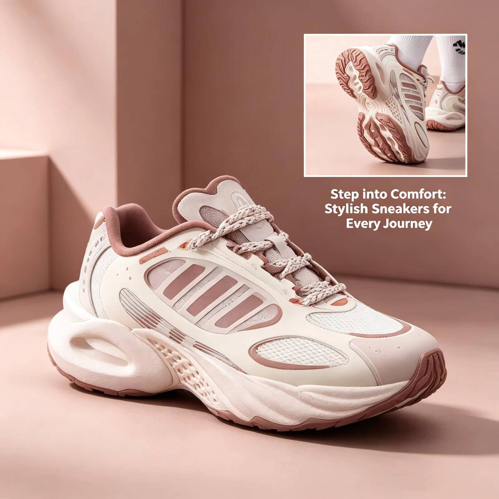New Adidas Women Beige Pink Ho - огляд і ціна Women'S Shoes Pink Adidas
