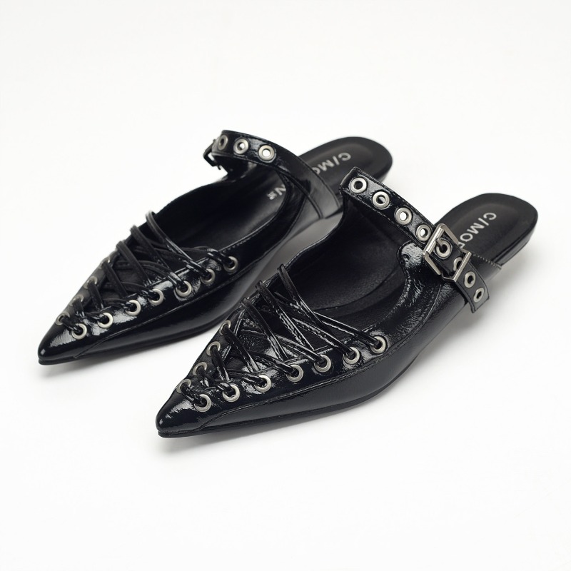 Pointed Toe Lace Up Women Slip - огляд і ціна Women Shoes Sandals