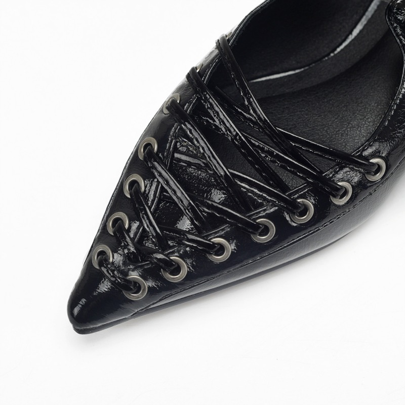 Pointed Toe Lace Up Women Slip - огляд і ціна Women Shoes Sandals