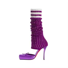 Butterfly-Kont Square Toe Knee - огляд і ціна High Knee Heel Boots